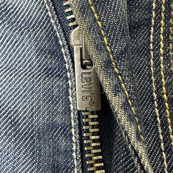Levis 514 38X32 Men’s Slim Straight Jeans Blue Denim Stretch Button Pocket - Picture 8 of 14
